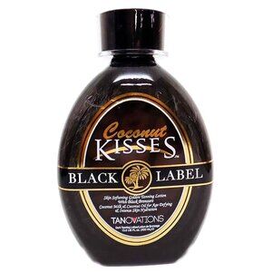 Ed Hardy Lotion Coconut Kisses Black Label Black DHA Skin Hydrating Bronze 13.5z